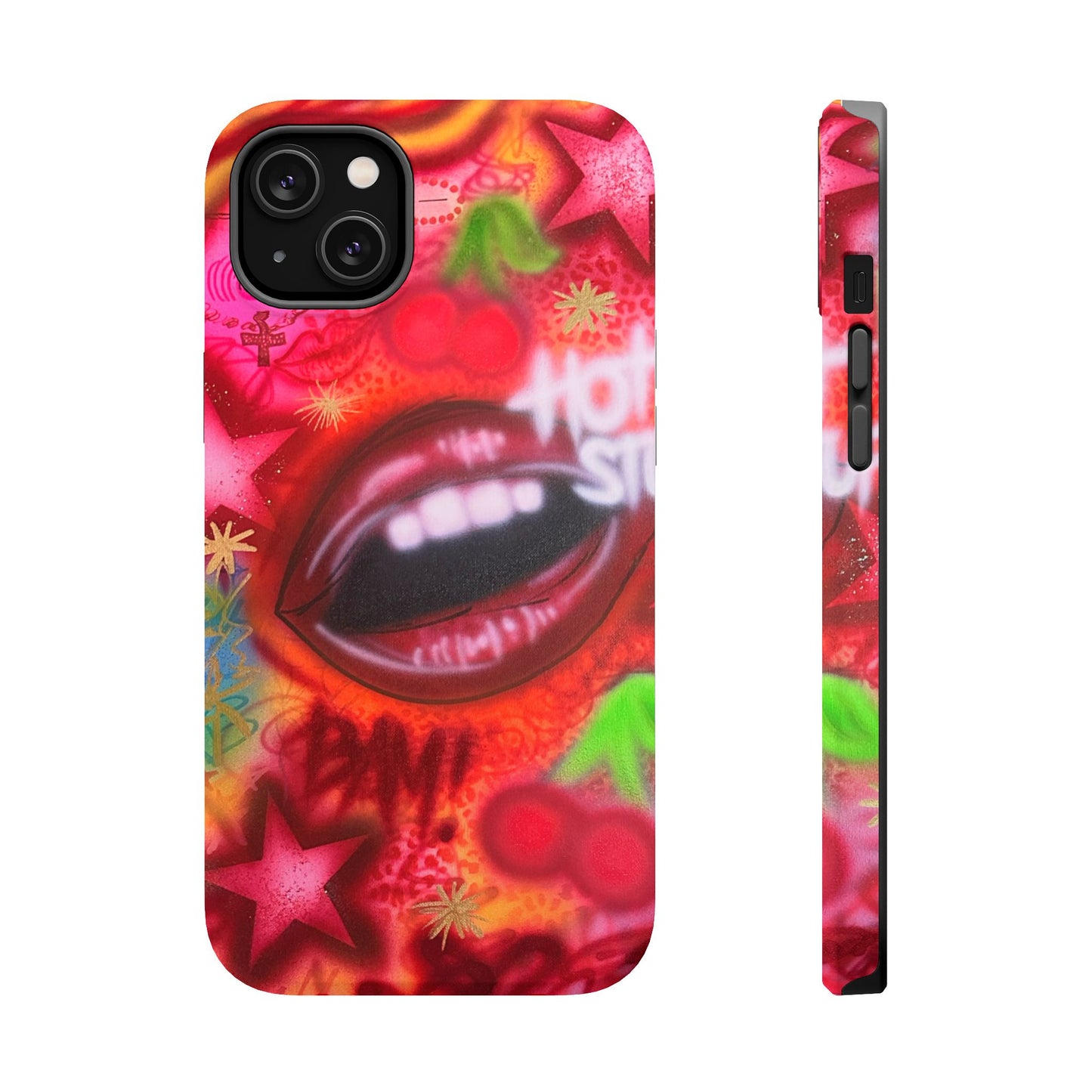 MagSafe "hot stuff" airbrush iPhone case