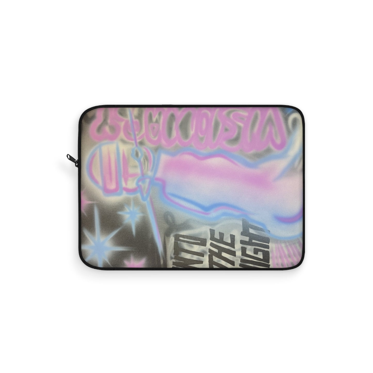 "into the night pt. 2" airbrush laptop sleeve