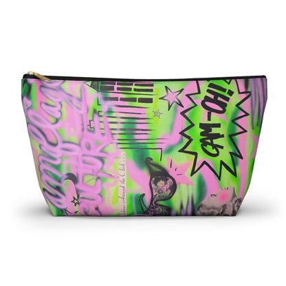 "green camo" airbrush makeup pouch