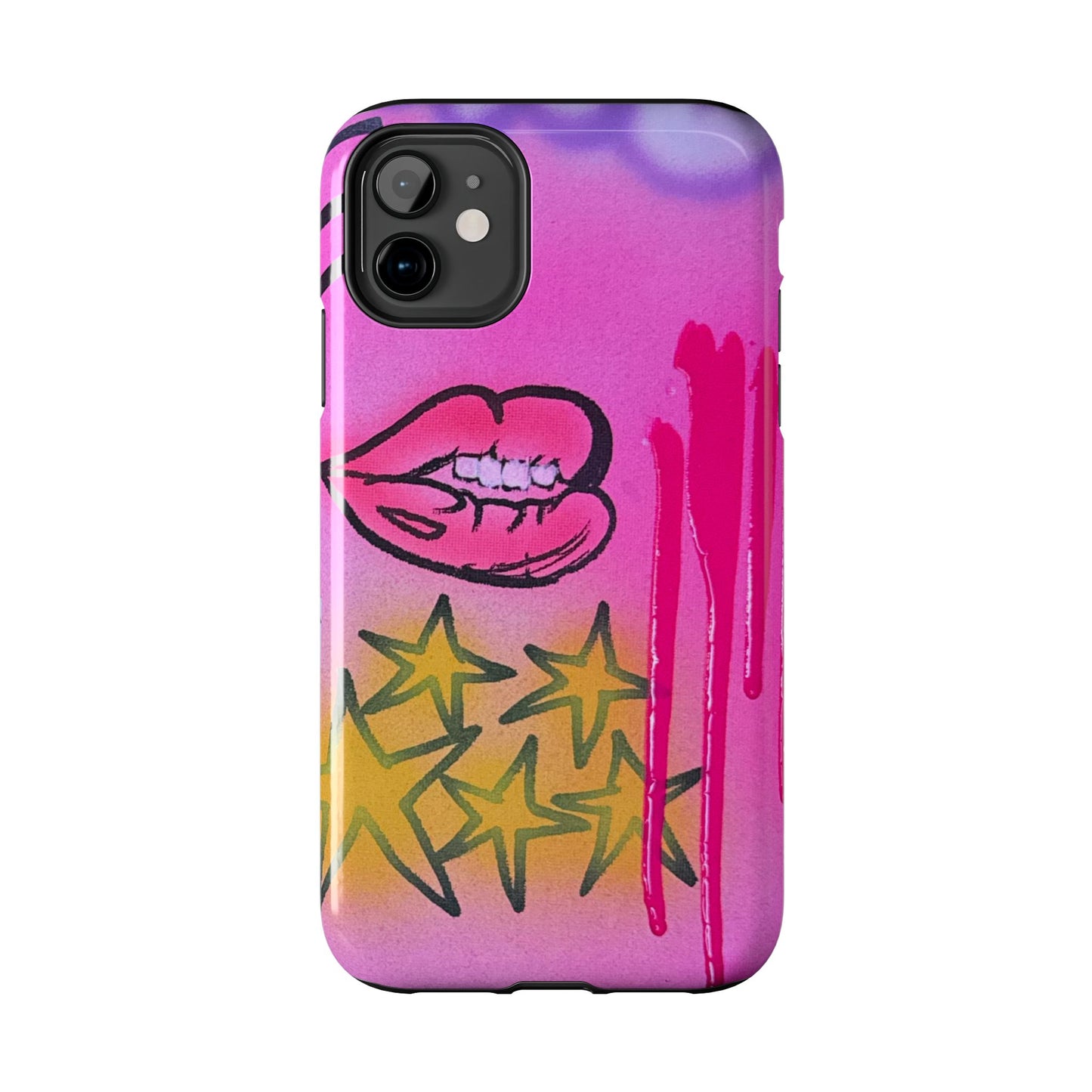 "star drip" airbrush iPhone case