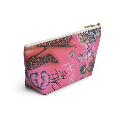 "party diva" airbrush makeup pouch
