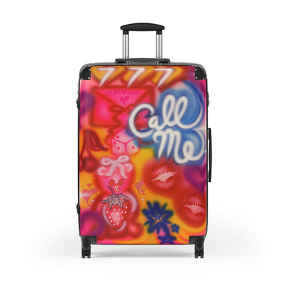 "call me" airbrush suitcase