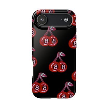 "black cherry 8ball" airbrush iPhone case
