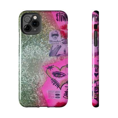 "glitter gloss" airbrush iPhone case