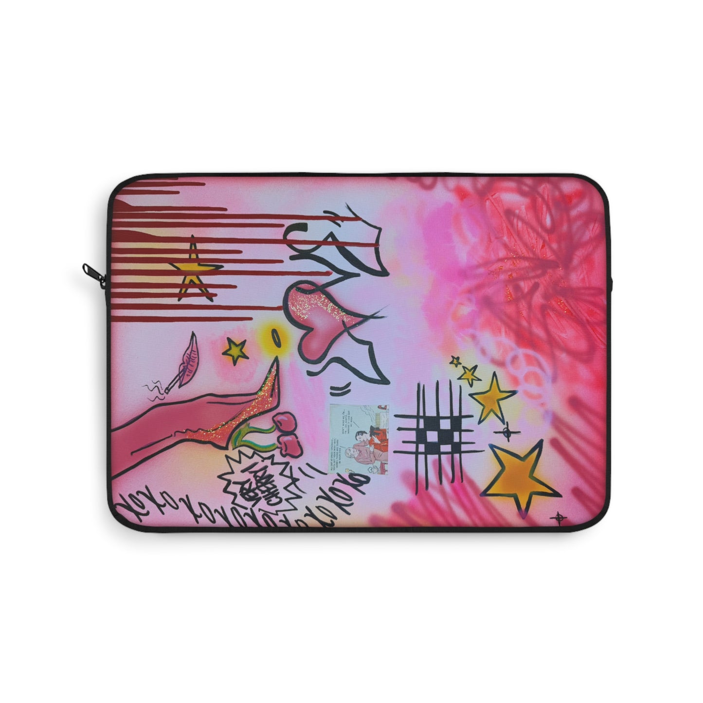 "cherry luvr" airbrush laptop sleeve