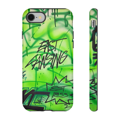 "east lansing, mi" airbrush iPhone case