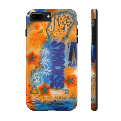 "syracuse" airbrush iPhone case