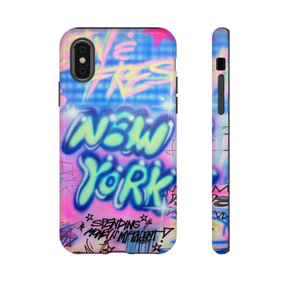 "spending $$ is my talent" airbrush iPhone case