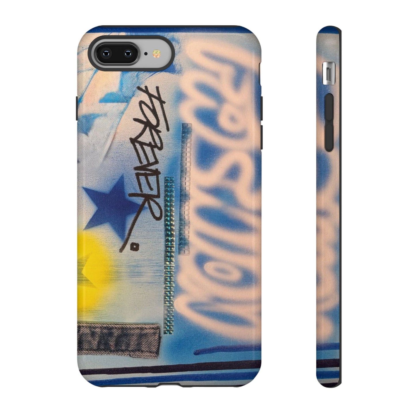 "fashion forever" airbrush iPhone case