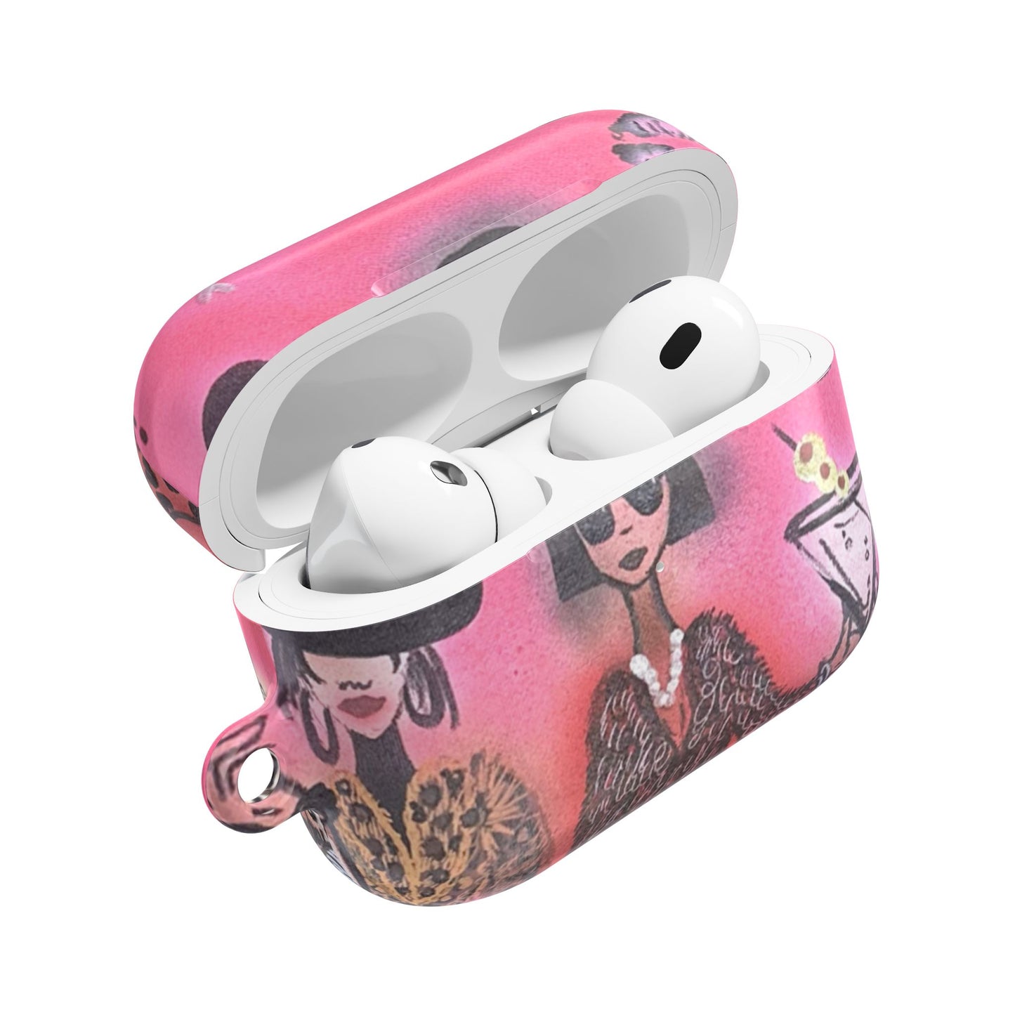 "party diva" airbrush airpod cases