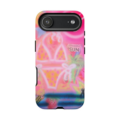 "santa monica strawberry" airbrush iPhone case