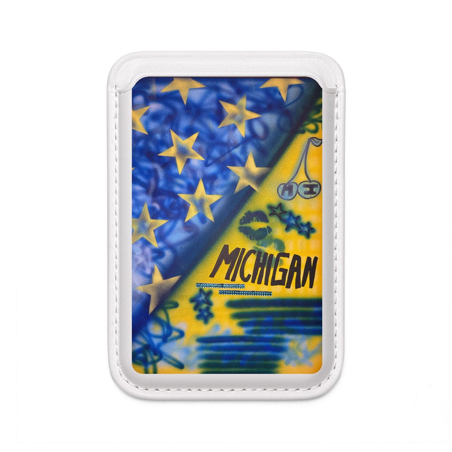 "ann arbor, mi" airbrush vegan wallet (Magsafe® Compatible)