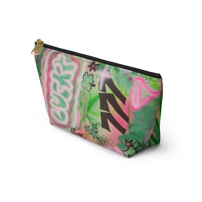 "so lucky" airbrush makeup pouch
