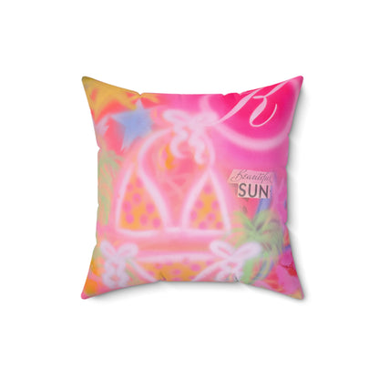 "camair x kaete" airbrush pillow