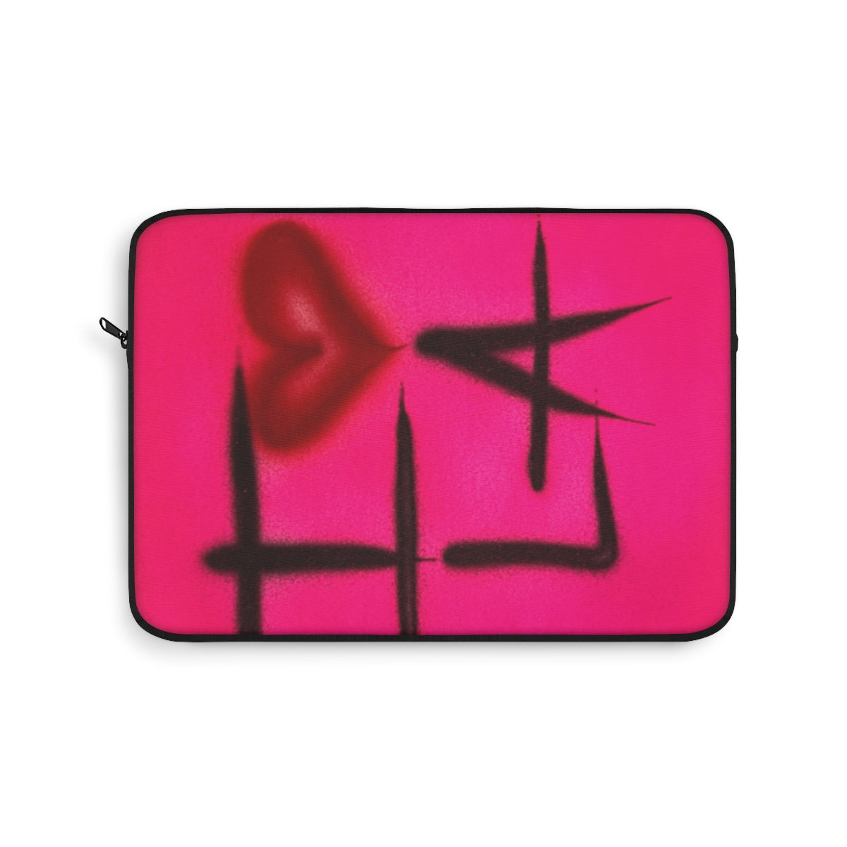 "i <3 la" airbrush laptop sleeve