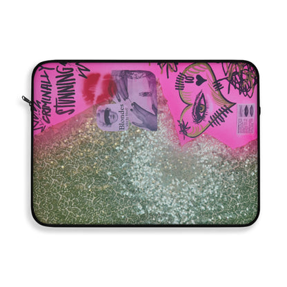 "glitter gloss" airbrush laptop sleeve