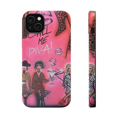 MagSafe "party diva" airbrush iPhone case