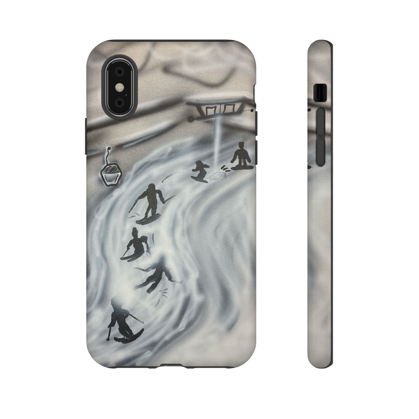"arctic avalanche" airbrush iPhone case
