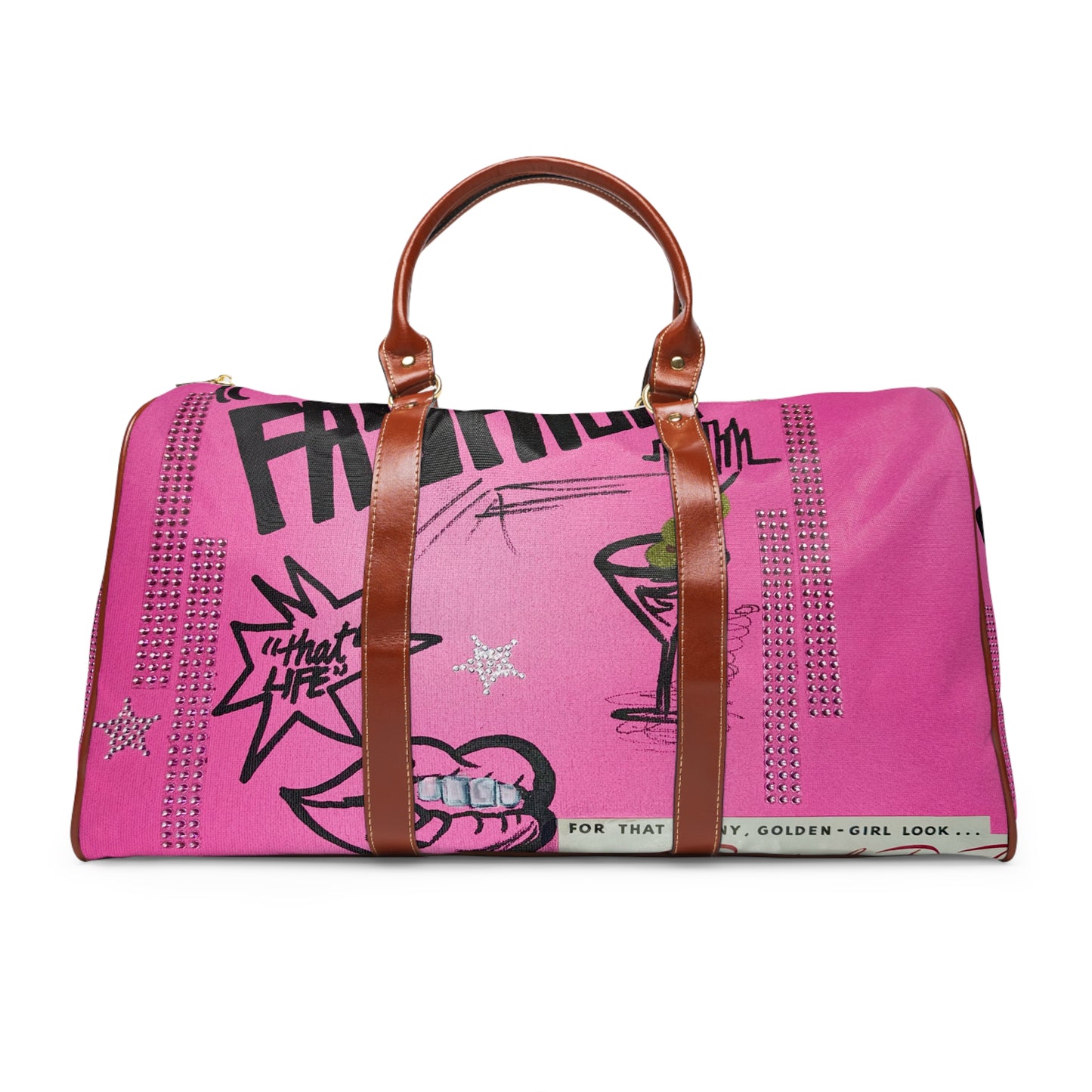 "high fashion" airbrush waterproof travel bag