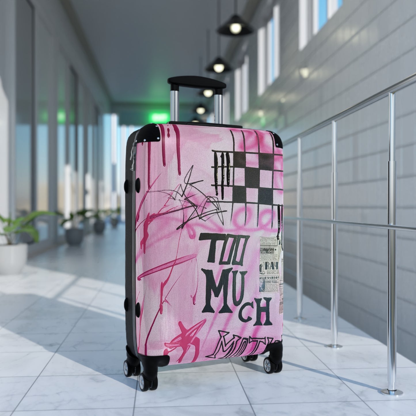 "too much motion" airbrush suitcase