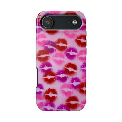 "mwah" airbrush iPhone case