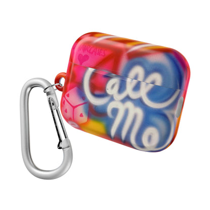 "call me" airbrush airpod cases