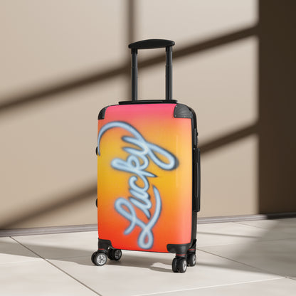 "lucky" airbrush suitcase