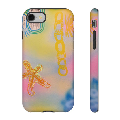 "sweet starfish" airbrush iPhone case