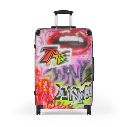 "wynwood gold" airbrush suitcase