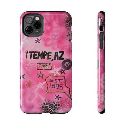 "tempe, az pt. 2" airbrush iPhone case