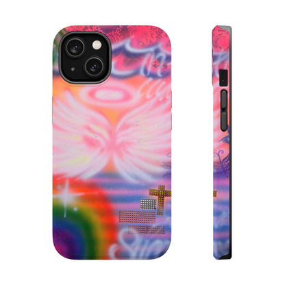 MagSafe "summer bliss" airbrush iPhone case