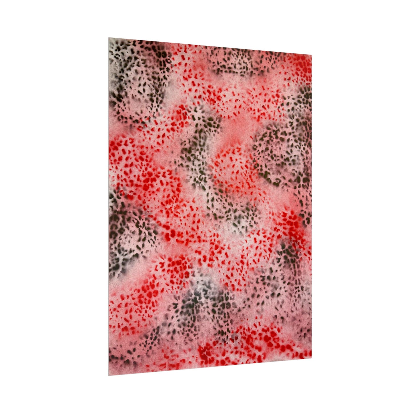 "red cheetah" airbrush rolled print