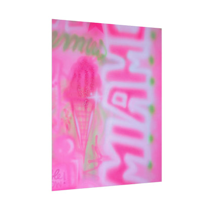 "sunset sorbet" airbrush rolled print