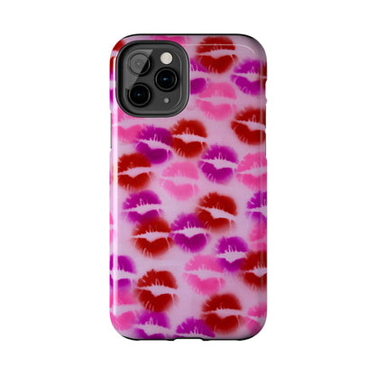 "mwah" airbrush iPhone case