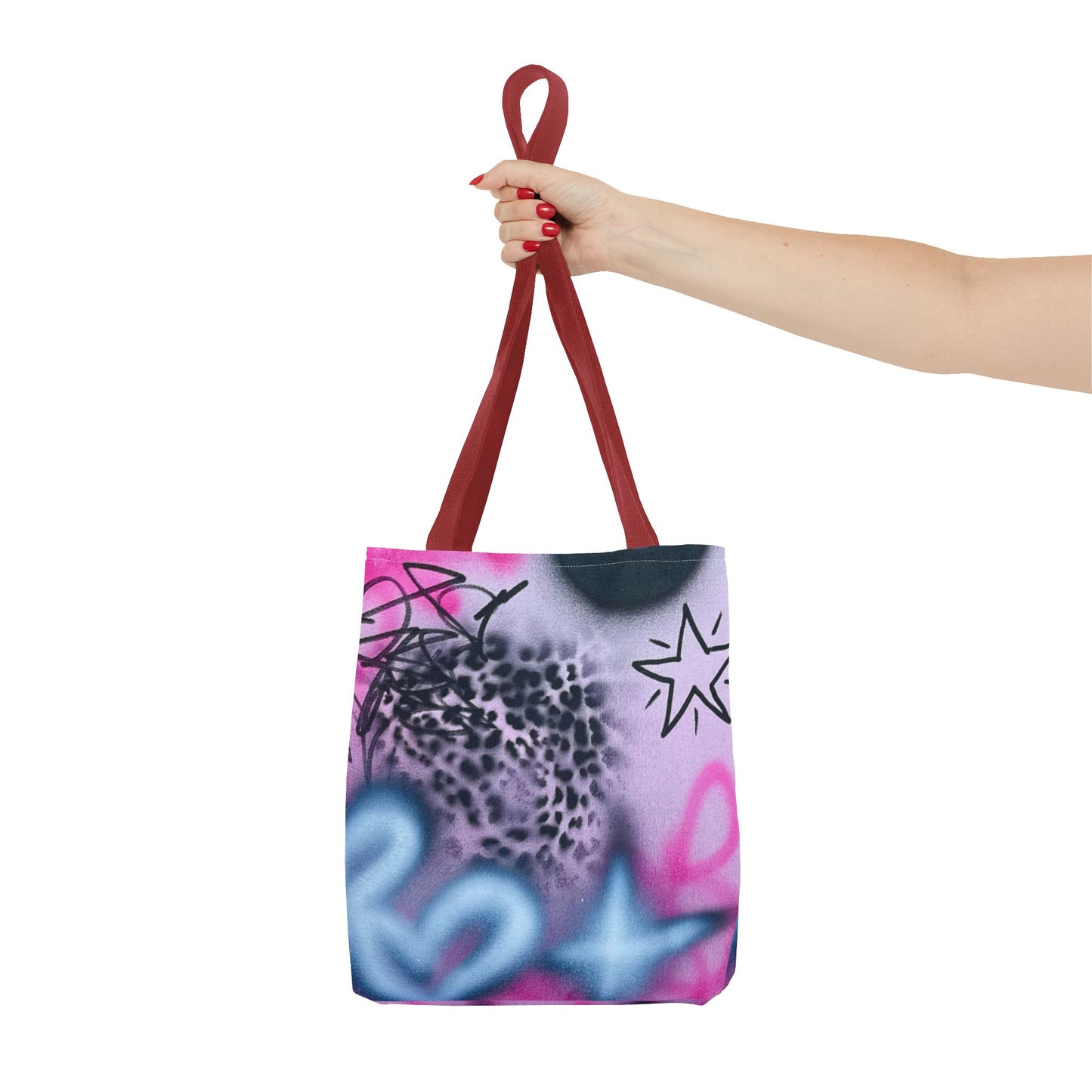 "onyx cheetah" airbrush tote bag