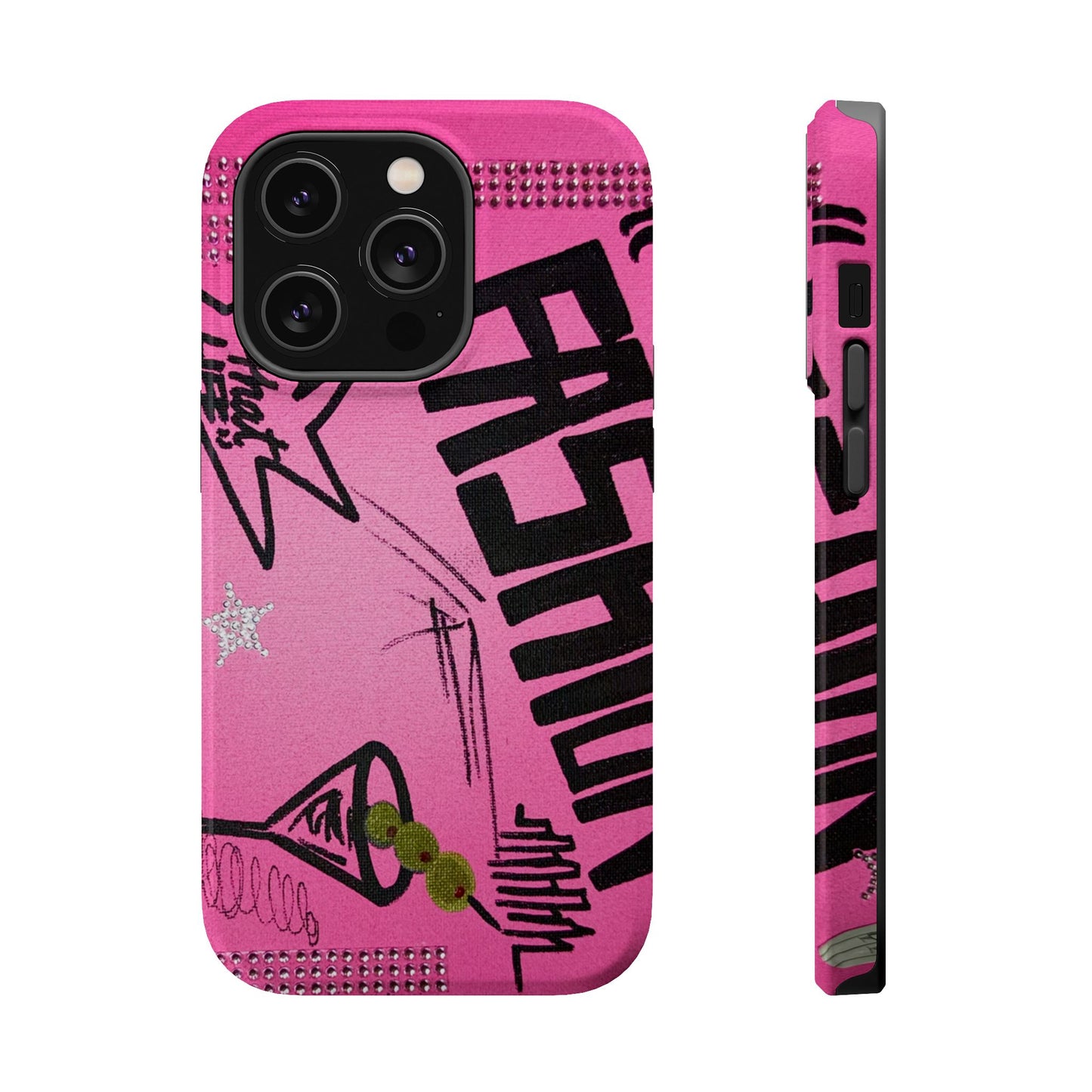 MagSafe "high fashion pt. 2" airbrush iPhone case