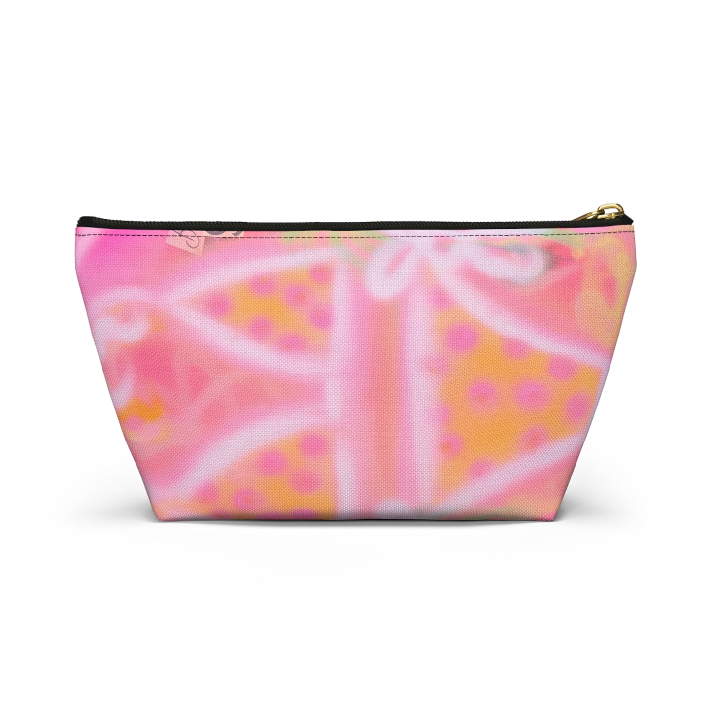 "yellow polka dot bikini" airbrush makeup pouch