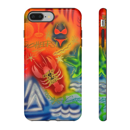 "tipsy lobster" airbrush iPhone case