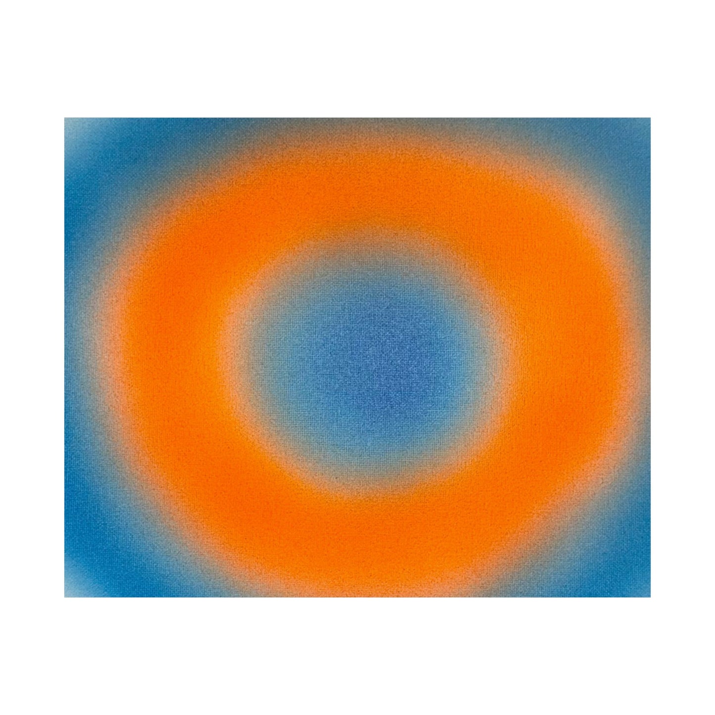 "citrus sky aura" airbrush horizontal print