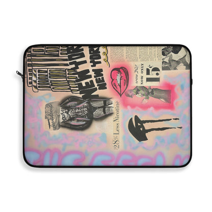 "new york, new york" airbrush laptop sleeve