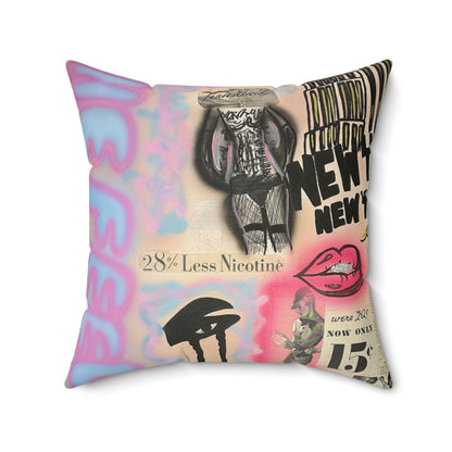 "new york, new york" airbrush pillow