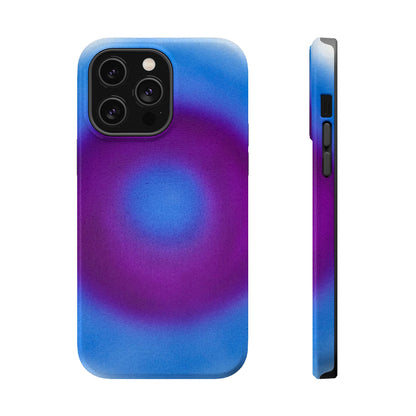 MagSafe "grape soda aura" airbrush iPhone case