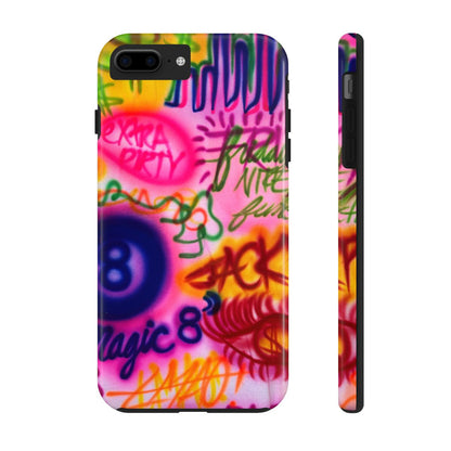 "colorful chaos" airbrush iPhone case