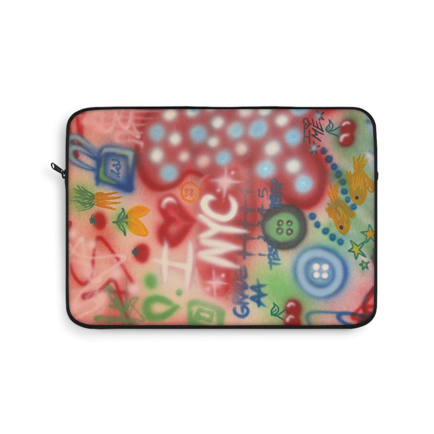 "i <3 NYC" airbrush laptop sleeve