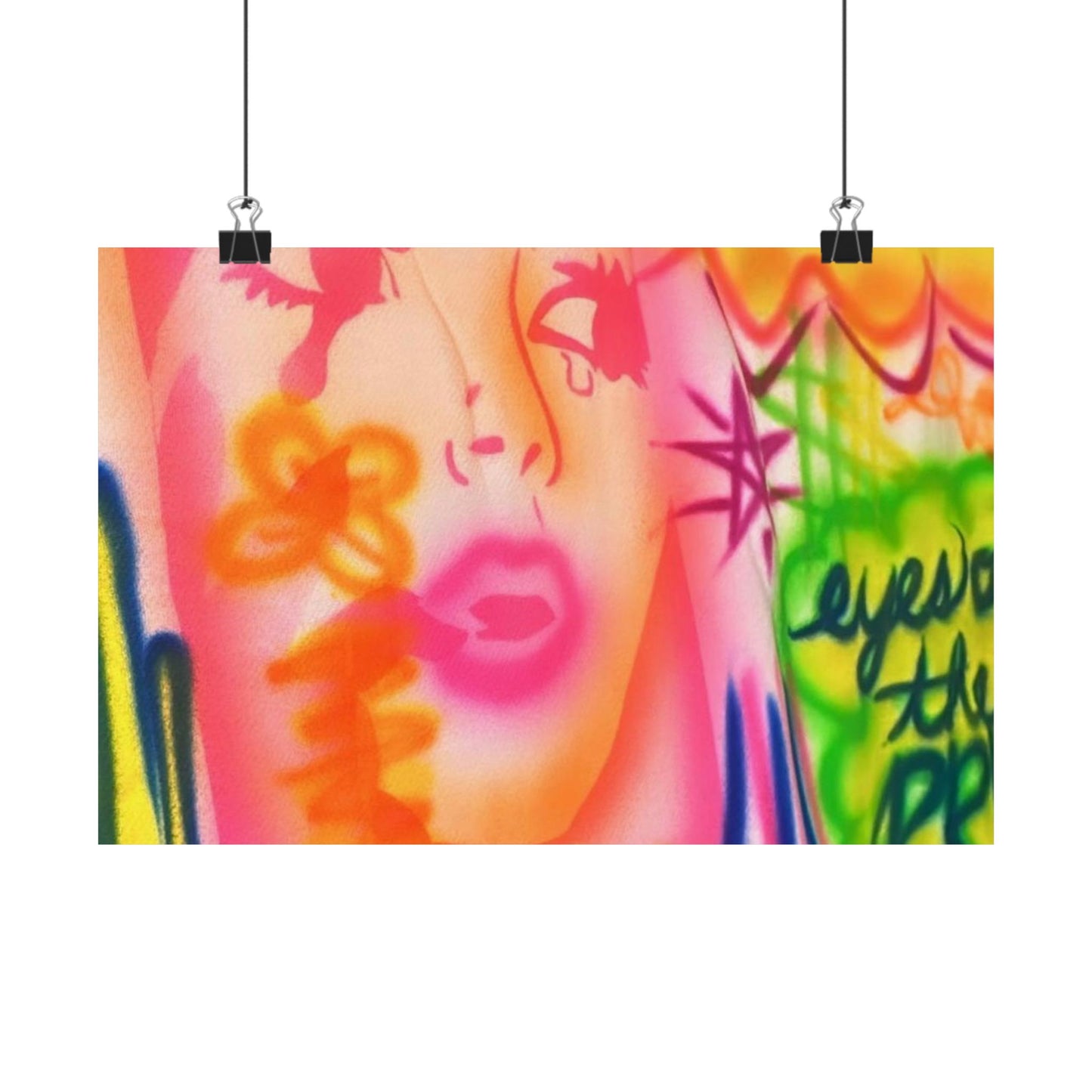 "current standards pt. 2" airbrush horizontal print