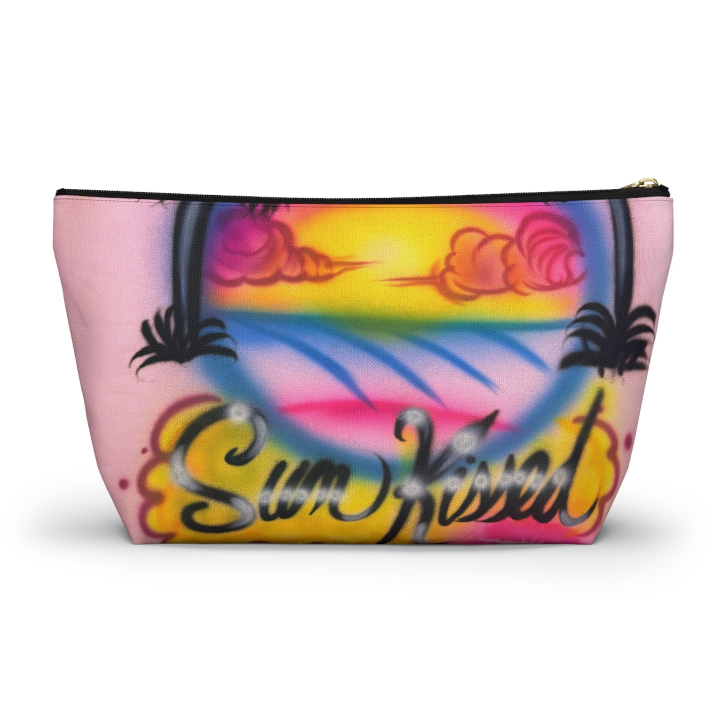 "sunkissed" airbrush makeup pouch
