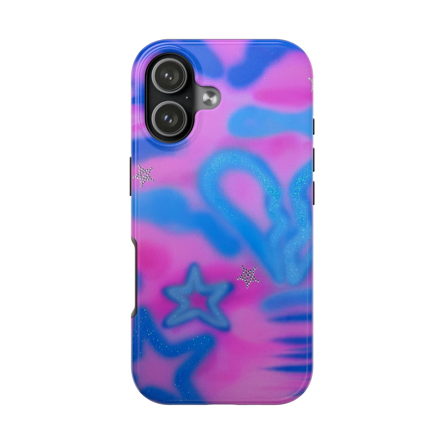 "blue camo" airbrush iPhone case