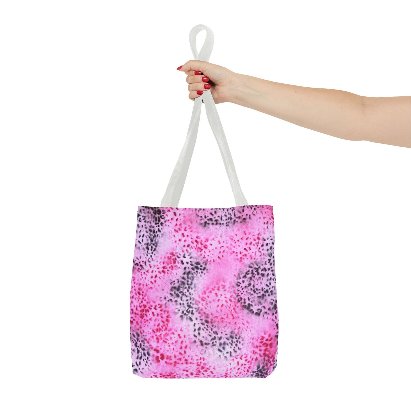 "pink cheetah pt. 2" airbrush tote bag