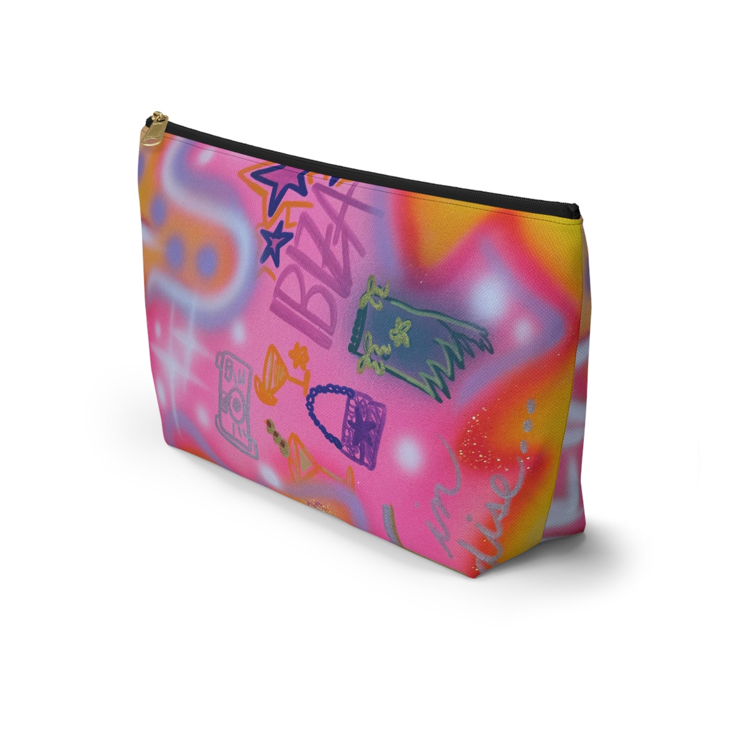 "ibiza" airbrush makeup pouch
