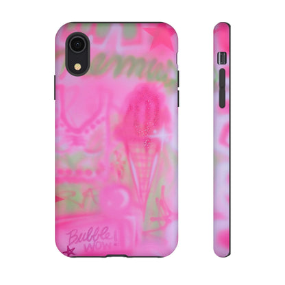 "miami matcha" airbrush iPhone case
